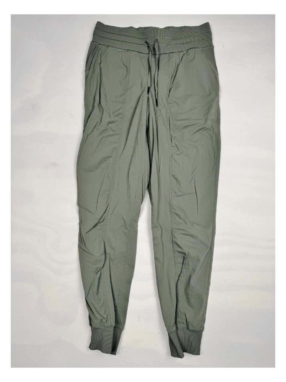 Lululemon Dance Studio Mid-Rise Jogger Sage Green Ribbed Size 6